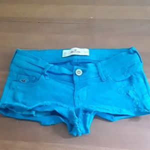 Teal shorts